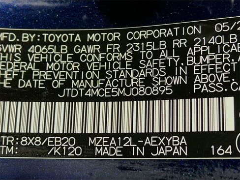 Certified 2021 Toyota Corolla XSE image 28