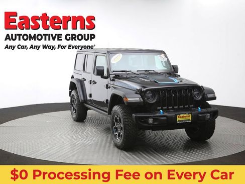 Used 2023 Jeep Wrangler Unlimited Rubicon 4xe w/ Steel Bumper Group AWD/4WD image 54