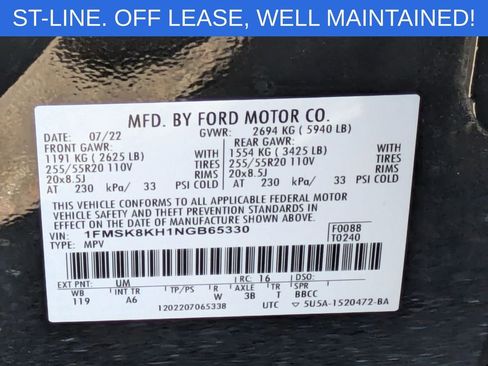 Used 2022 Ford Explorer ST-Line image 31