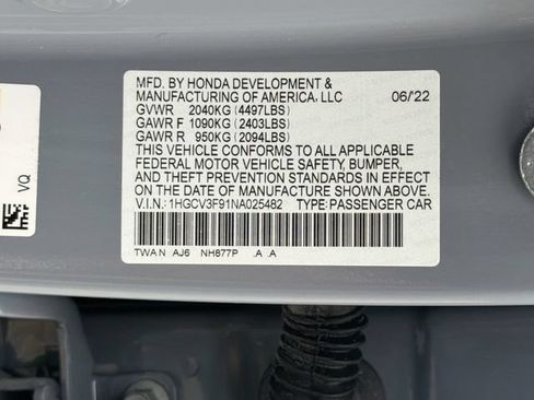 Used 2022 Honda Accord Touring image 42