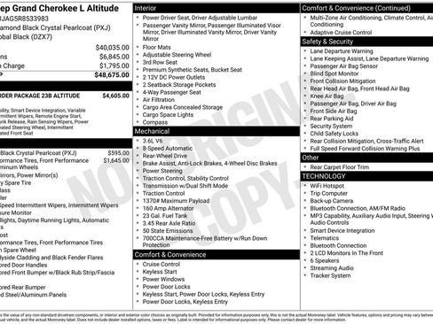 Used 2024 Jeep Grand Cherokee L Laredo RWD image 38