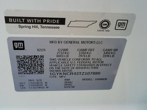 Used 2026 Cadillac XT5 Premium Luxury w/ Driver Assist Package FWD image 34