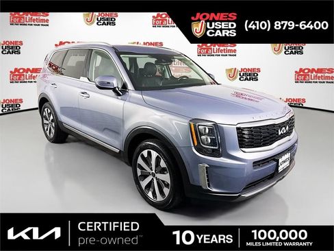 Certified 2022 Kia Telluride EX w/ EX Premium Package AWD/4WD image 1