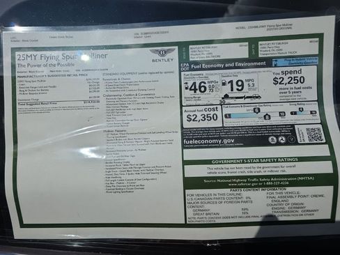 New 2025 Bentley Flying Spur Plug-In Hybrid image 44