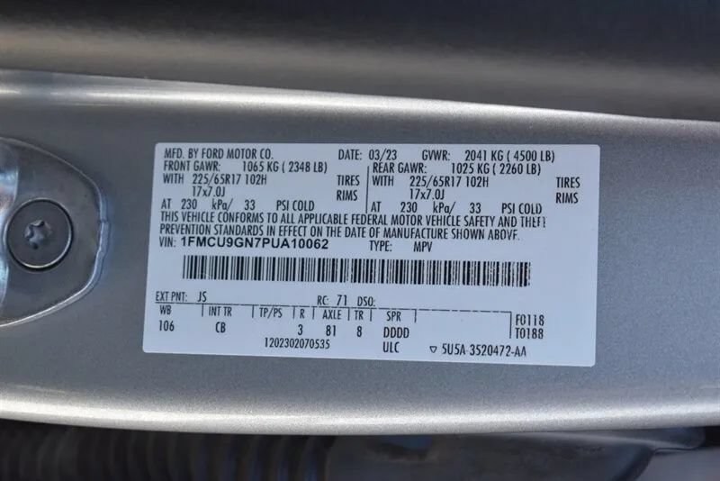 Used 2023 Ford Escape Active AWD/4WD image 35