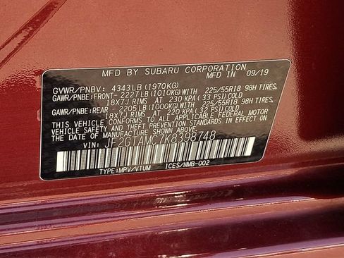 Used 2019 Subaru Crosstrek 2.0i Limited AWD/4WD image 26