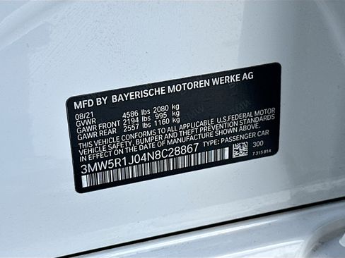Used 2022 BMW 330i Sedan w/ Convenience Package RWD image 34
