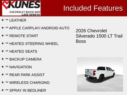 New 2026 Chevrolet Silverado 1500 LT Trail Boss w/ LT Trail Boss Premium Package