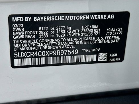 Certified 2023 BMW X5 sDrive40i w/ Climate Comfort Package RWD image 33