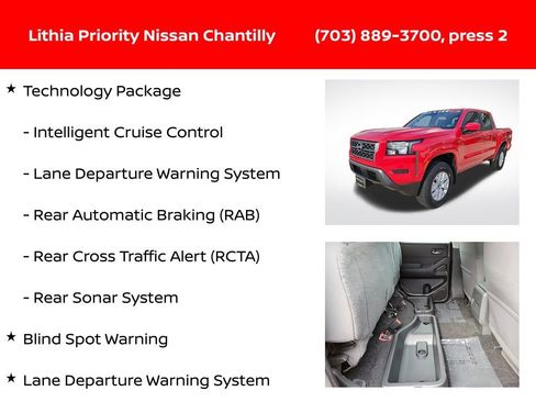 Certified 2022 Nissan Frontier SV w/ Technology Package image 12