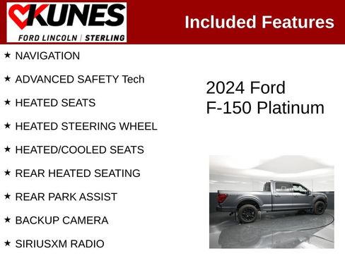 Used 2024 Ford F150 Platinum AWD/4WD image 2