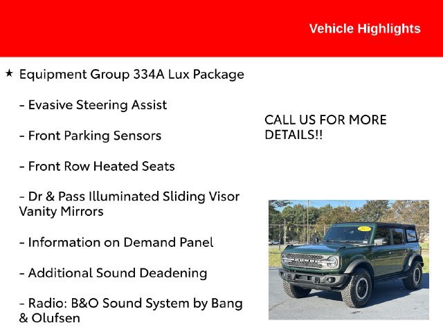 Used 2022 Ford Bronco Badlands AWD/4WD image 13