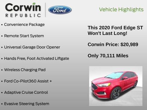 Used 2020 Ford Edge ST image 6