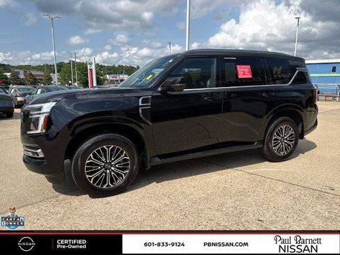 Certified 2025 Nissan Armada SL w/ Captain's Chari Seat Package RWD image 2
