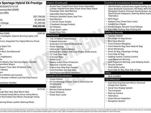 Used 2025 Kia Sportage SX Prestige AWD/4WD image 29