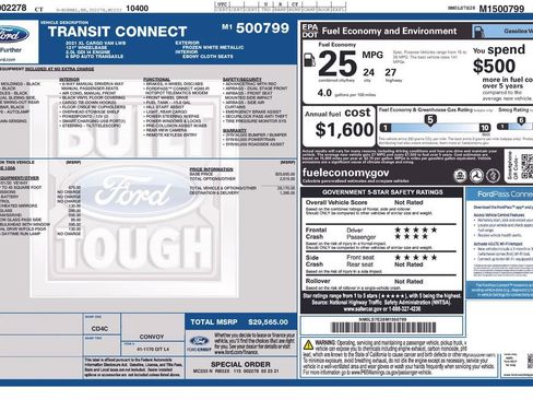 Used 2021 Ford Transit Connect XL image 17