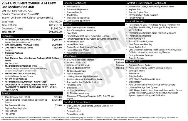 Used 2024 GMC Sierra 2500 AT4 w/ AT4 Premium Plus Package AWD/4WD image 21