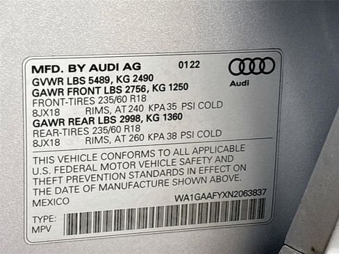 Used 2022 Audi Q5 2.0T Premium w/ Convenience Package image 35