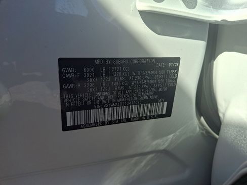 New 2026 Subaru Ascent Bronze Edition AWD/4WD image 18