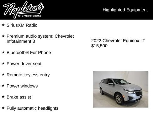 Used 2022 Chevrolet Equinox LT AWD/4WD image 15