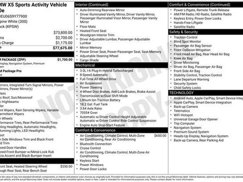 Certified 2025 BMW X5 xDrive50e w/ Premium Package image 39