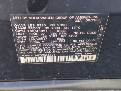 New 2026 Volkswagen Atlas SEL Premium R-Line AWD/4WD image 21