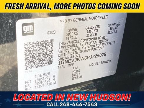 Used 2023 Chevrolet Traverse RS w/ LPO, Floor Liner Package AWD/4WD image 35