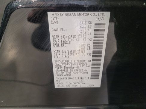 Used 2021 Nissan Murano SV FWD image 33