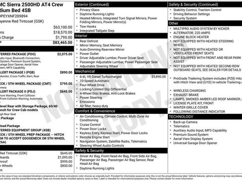 Used 2022 GMC Sierra 2500 AT4 w/ AT4 Preferred Package image 2