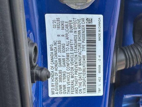 Used 2020 Honda Civic Si image 15