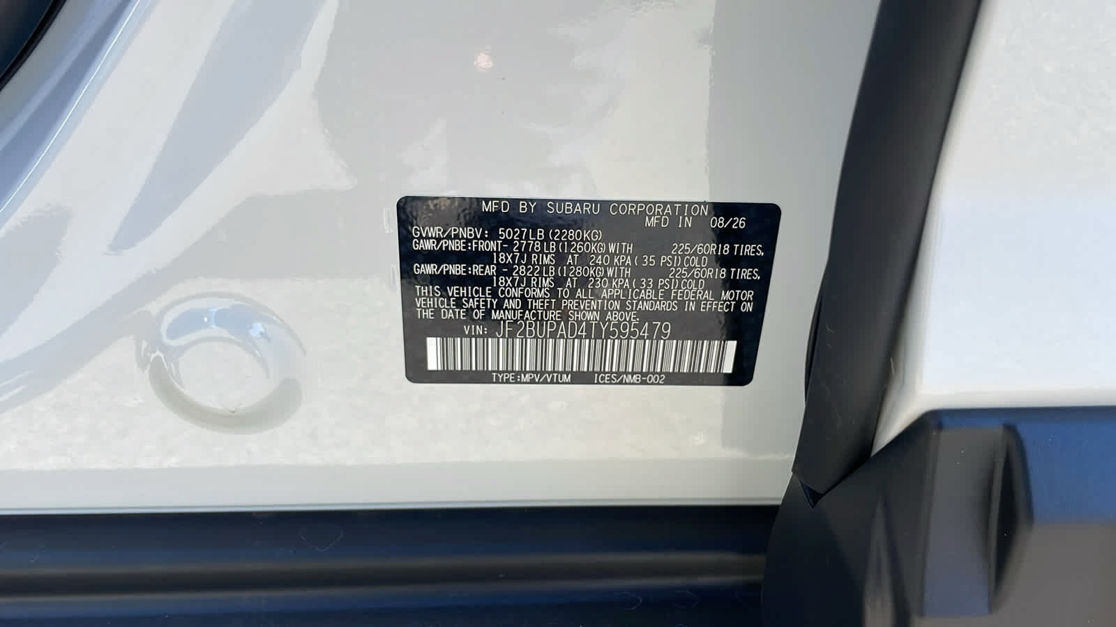 New 2026 Subaru Outback Premium AWD/4WD image 30