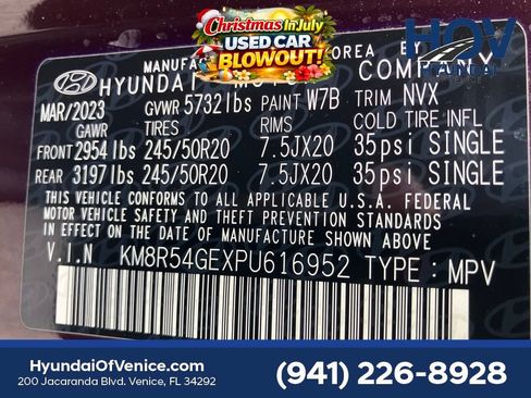 Used 2023 Hyundai Palisade Limited FWD image 16