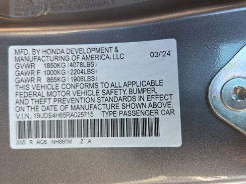 Certified 2024 Acura Integra A-Spec FWD image 21
