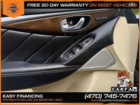 Used 2018 INFINITI Q50 Luxe w/ Sensory Package (Luxe) RWD image 16
