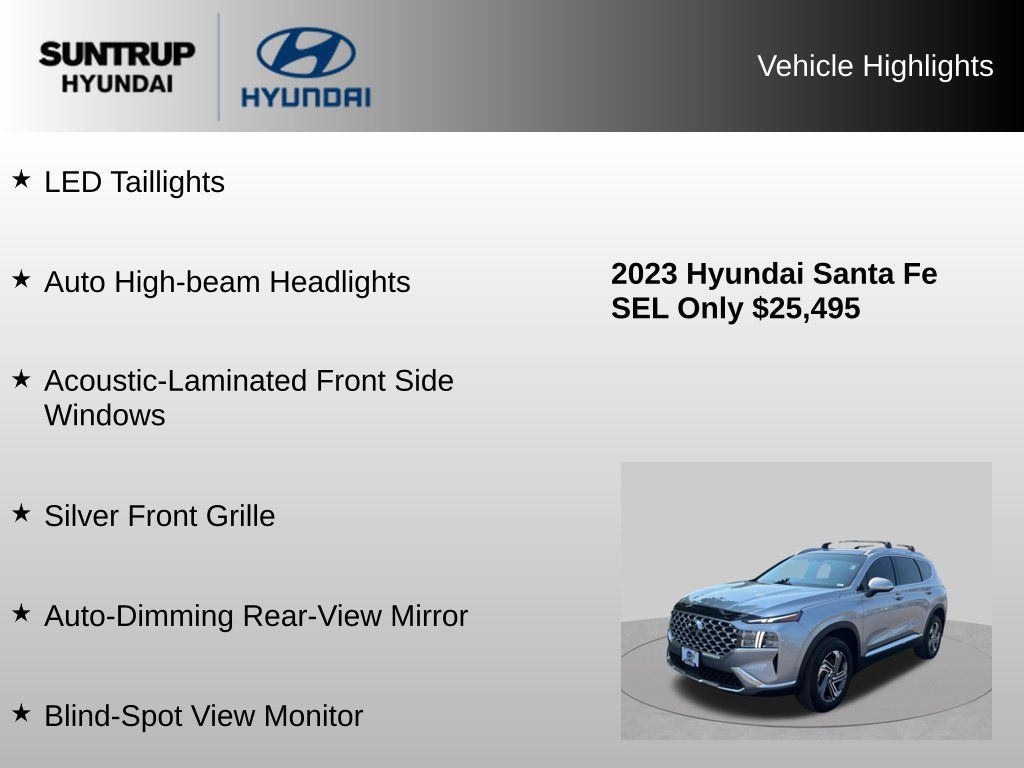Used 2023 Hyundai Santa Fe SEL w/ Premium Package AWD/4WD image 23