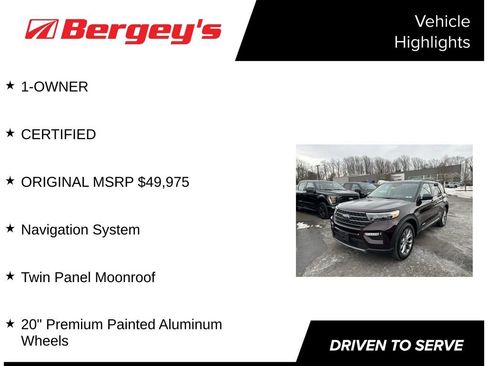 Certified 2022 Ford Explorer XLT w/ Equipment Group 202A image 5