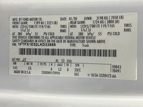 Used 2020 Ford F150 XL w/ Equipment Group 101A Mid image 21