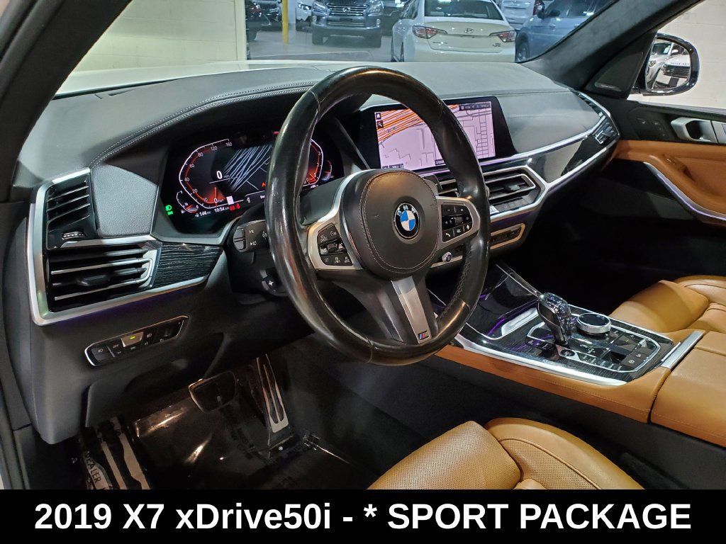 Used 2019 BMW X7 xDrive50i w/ M Sport Package AWD/4WD image 7