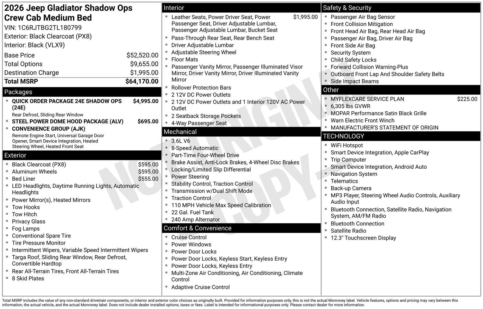 New 2026 Jeep Gladiator Rubicon AWD/4WD image 15