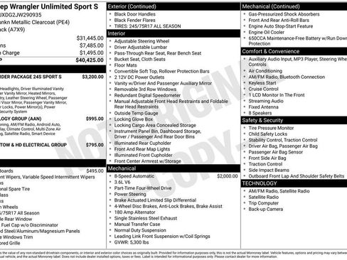 Used 2018 Jeep Wrangler Unlimited Sport S image 7