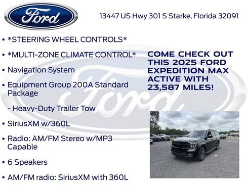 Certified 2025 Ford Expedition Max Active AWD/4WD image 17