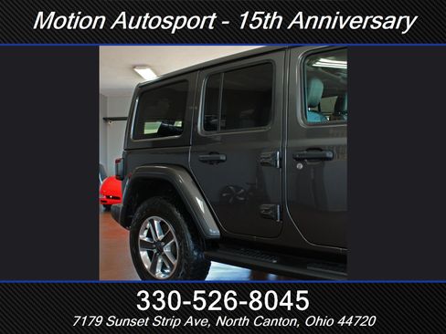 Used 2021 Jeep Wrangler Unlimited Sahara w/ Uconnect 4C Nav & Sound Group AWD/4WD image 57