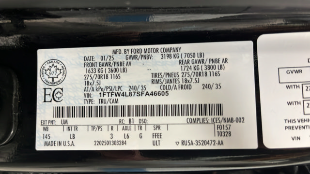 Used 2025 Ford F150 Tremor w/ Bed Utility Package AWD/4WD image 27