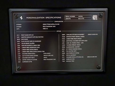 Certified 2021 Ferrari 812 GTS RWD image 12