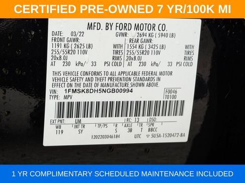 Used 2022 Ford Explorer XLT w/ Equipment Group 202A AWD/4WD image 37