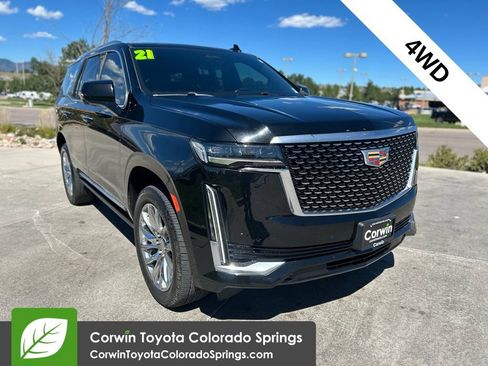 Used 2021 Cadillac Escalade Premium Luxury w/ Driver Assist Tech Package AWD/4WD image 1