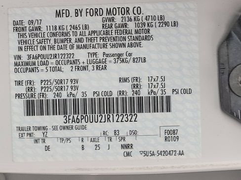 Used 2018 Ford Fusion S FWD image 33