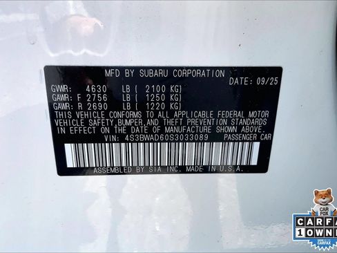 Certified 2025 Subaru Legacy Premium AWD/4WD image 33