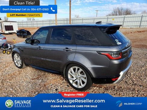 Used 2018 Land Rover Range Rover Sport HSE AWD/4WD image 3