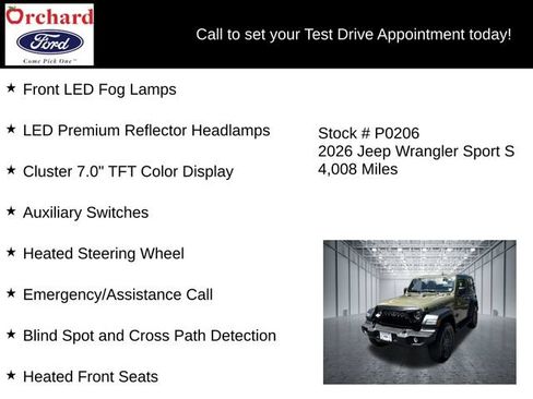 Used 2026 Jeep Wrangler Sport AWD/4WD image 31